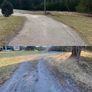 Almonte Gravel Driveway renovation